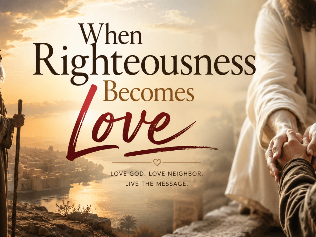 When Righteousness Becomes&nbsp;Love